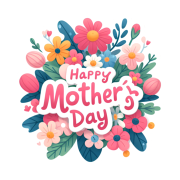 mothers day sticker in transparent background, Background Clipart, Sticker Clipart, Mother S Day PNG Image and Clipart