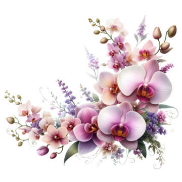 orchid flower border orchid flower border png, Orchid, Flower, Border PNG Image and Clipart