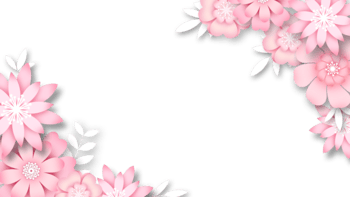 paper cut flower border mothers day pink warm, Paper Cutting, Flowers pink paper cut white transparent