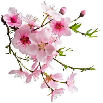 pink peach blossom flower decoration pink flower peach blossom png, Pink, Flower, Peach Blossom PNG Image and Clipart