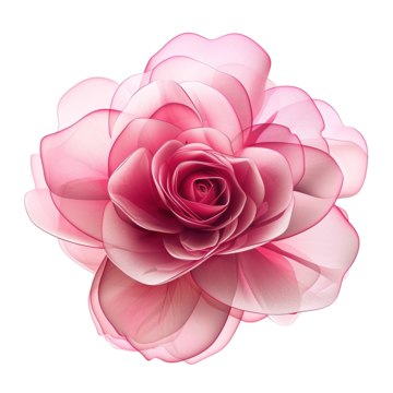 pink rose flower generative ai pink-rose flower floral png, Pink-rose, Flower, Floral PNG Image and Clipart
