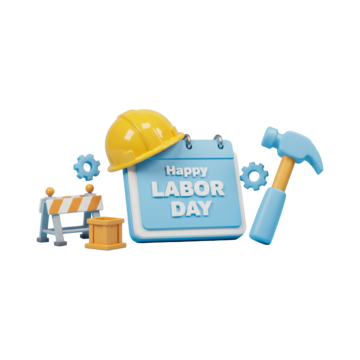 playful illustration for labor day with construction elements, Labor Day 2025, International Labor Day, Happy Labor Day 2025 PNG Image and Clipart