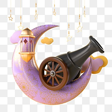 ramadan cannon eid cartoon salute, Eid, Salute the ramadan cannon png image
