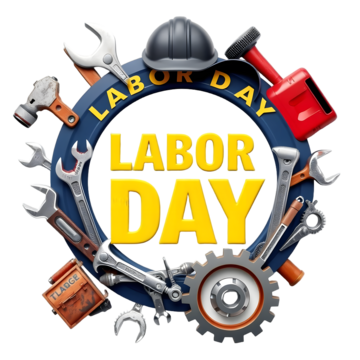 realistic 3d typography for labor day 2025, Labor Day 2025, International Labor Day, Happy Labor Day 2025 PNG Image and Clipart