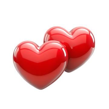red 3d heart emoji realistic shadow 3d heart heart love png, 3d Heart, Heart, Love PNG Image and Clipart
