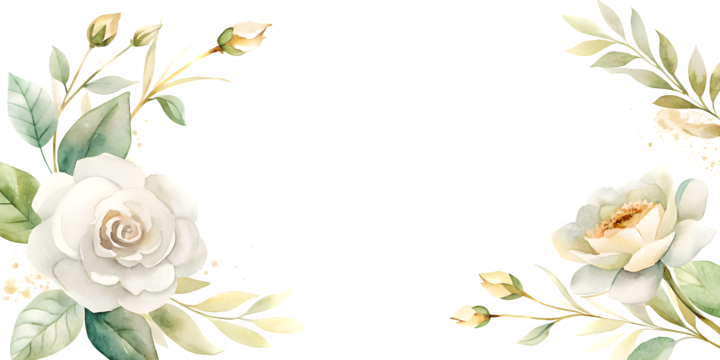 rose flower watercolor white rose flowers watercolor png, Rose, Flowers, Watercolor PNG Image and Clipart
