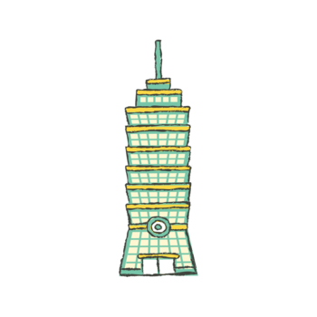 taipei 101, 101, Architecture taipei 101 vector design images