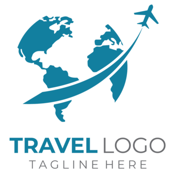 travel logo design template for business and company vector travel agency logo airplane logo globe logo png, Travel Agency Logo, Airplane Logo, Globe Logo PNG and Vector