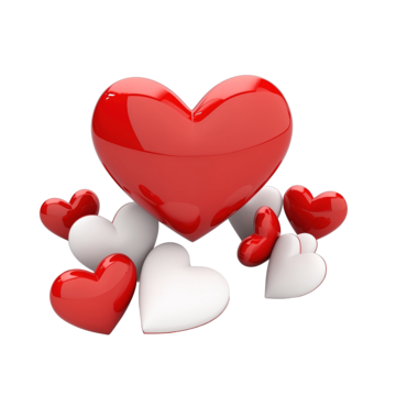 valentines day 3d stereo love red hearts hearts valentines-day 3d png, Hearts, Valentines-day, 3d PNG Image and Clipart