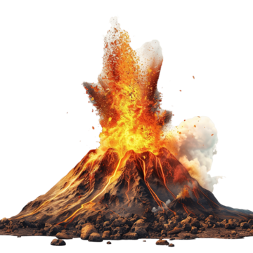 volcano eruption on the mountain volcano eruption mountain png, Volcano, Eruption, Mountain PNG Image and Clipart