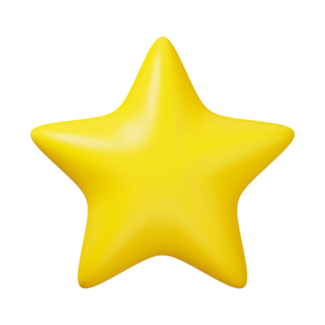 yellow star 3d icon 3d star star 3d icon 3d icon render png, 3d Star, Star 3d Icon, 3d Icon Render PNG and PSD